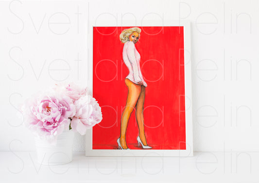 Britney, ART PRINT Signed by Artist