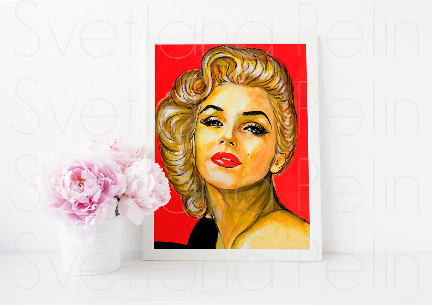 Marilyn Monroe, Milton Greene , ART PRINT Signed by Artist