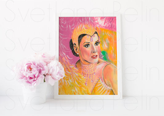 Sandra Bullock, ART PRINT Signed by Artist