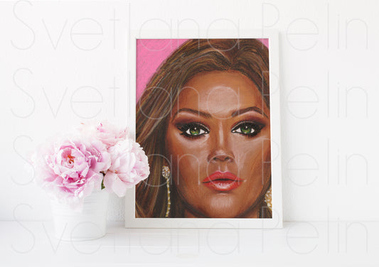 Mila Kunis, ART PRINT Signed by Artist