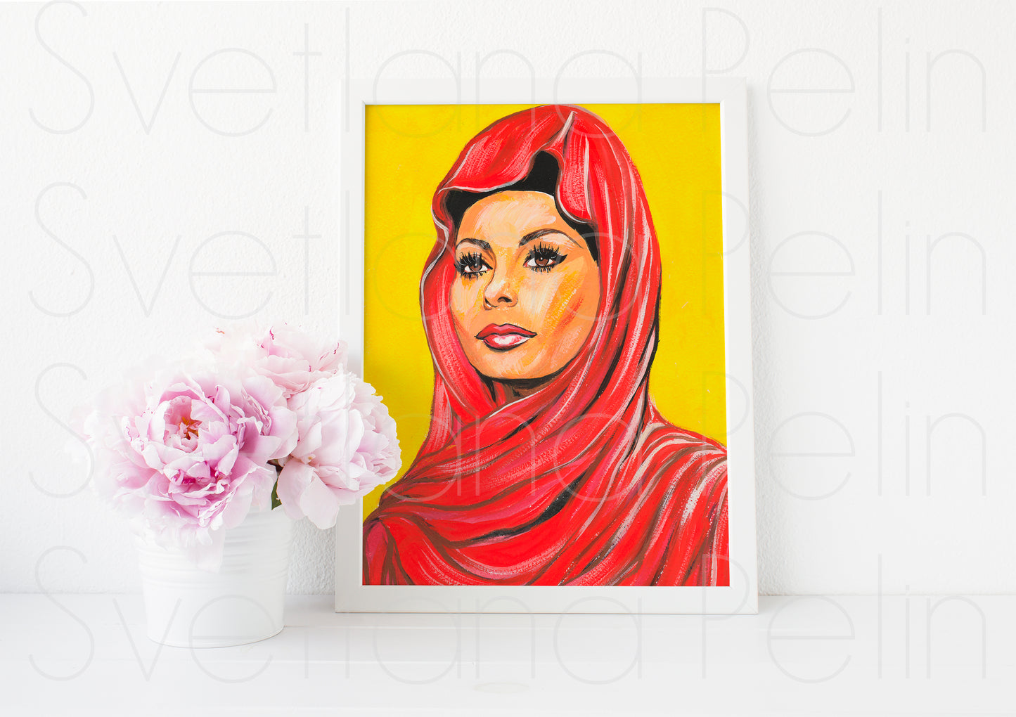 Sophia Loren, ART PRINT Signed by Artist