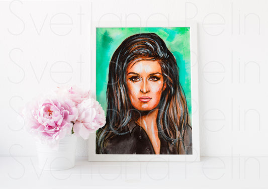 Dalida, ART PRINT Signed by Artist