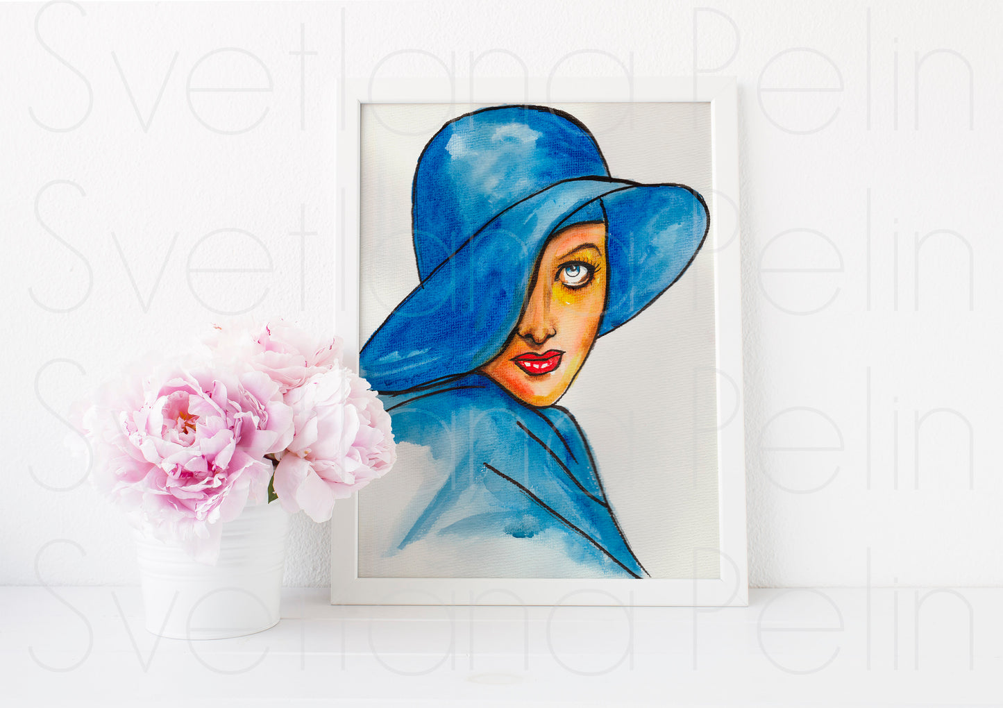 Joan Crawford, ART PRINT Signed by Artist