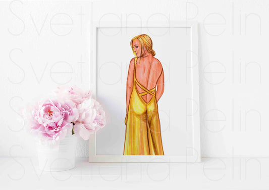 Kate Hudson, ART PRINT Signed by Artist
