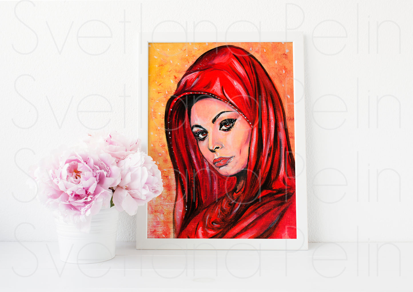 Sophia Loren, ART PRINT Signed by Artist