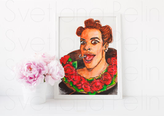 Chris Tucker, ART PRINT Signed by Artist