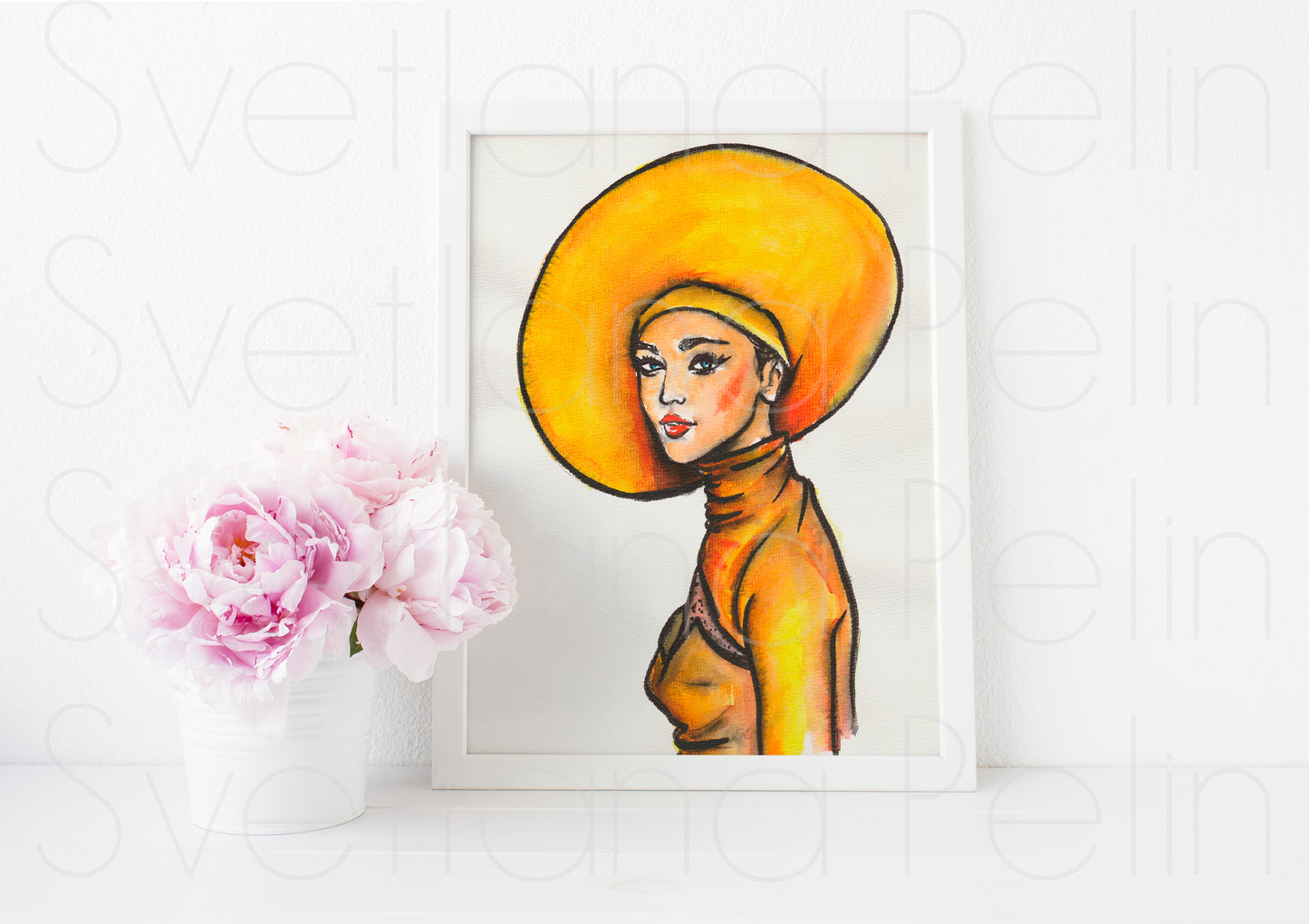 Gigi Hadid, ART PRINT Signed by Artist