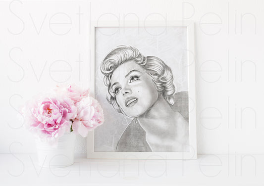 Marilyn Monroe, Jean Howard, ART PRINT Signed by Artist