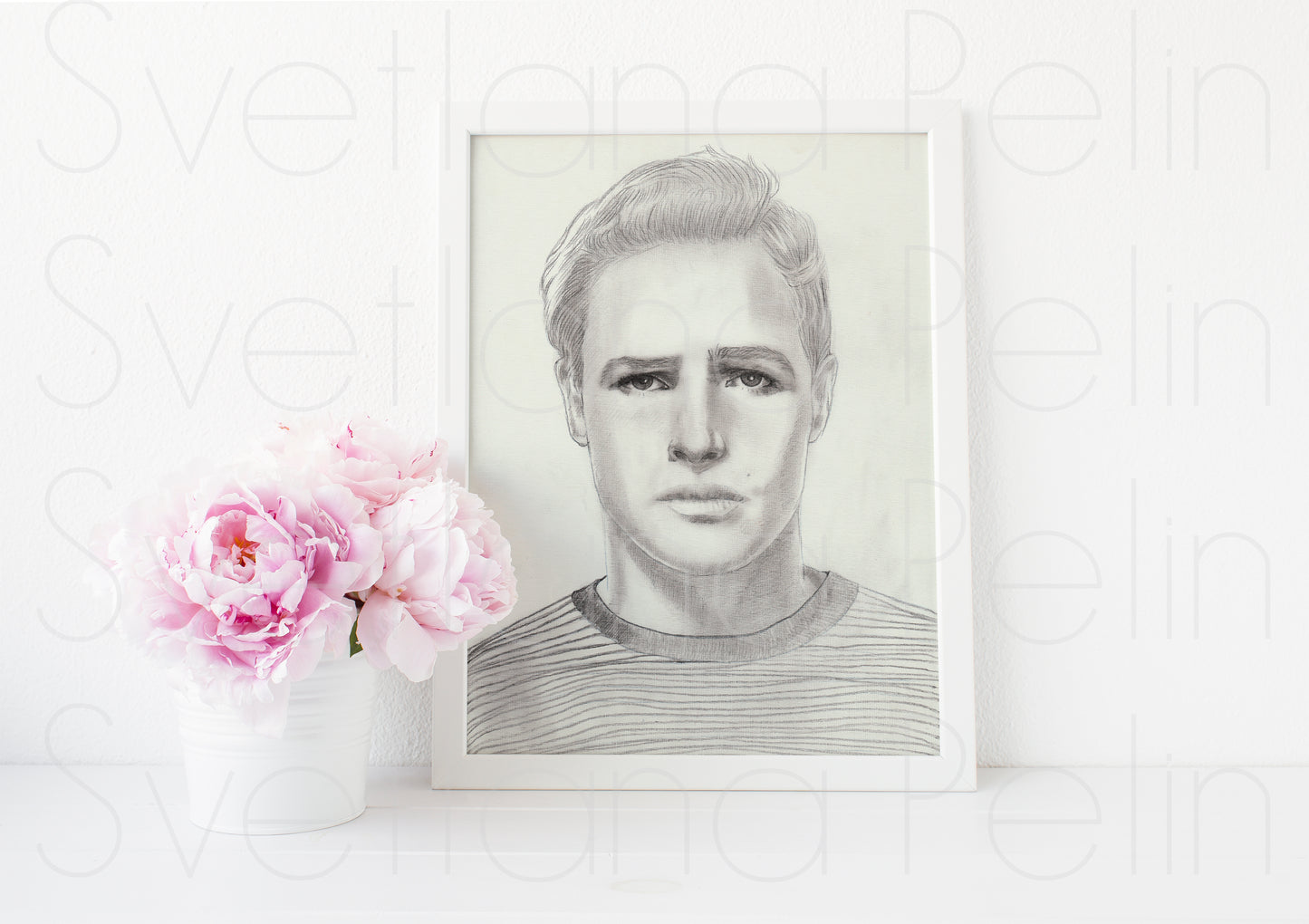 Marlon Brando, ART PRINT Signed by Artist