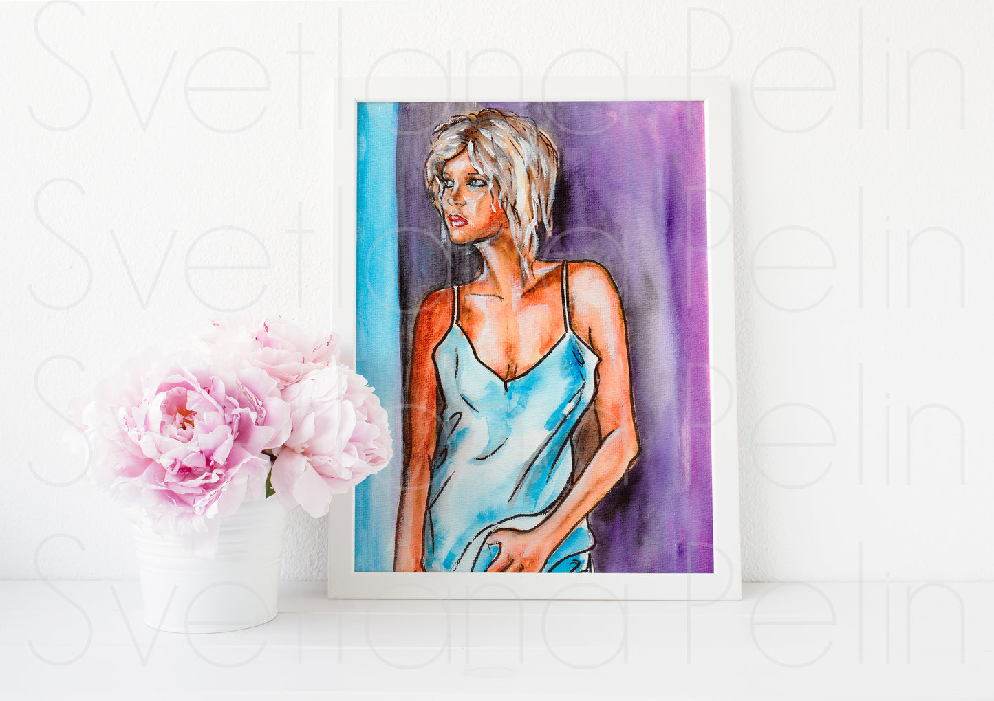 Kim Basinger, ART PRINT Signed by Artist