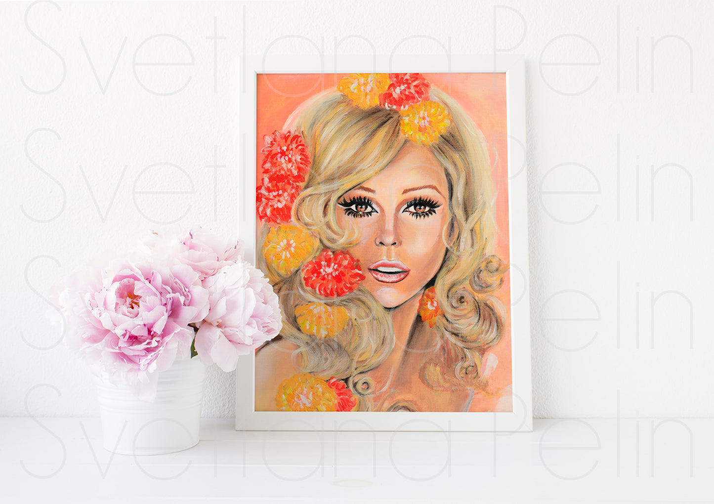 Nancy Sinatra, Angélique, ART PRINT Signed by Artist