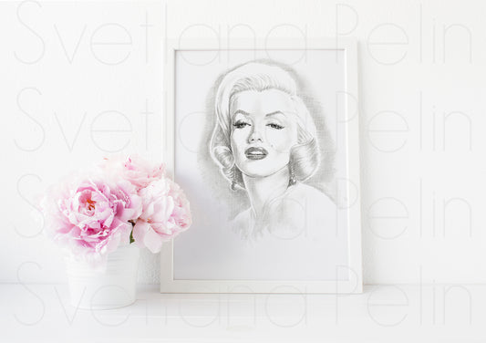 Marilyn Monroe, Frank Powolny, ART PRINT Signed by Artist