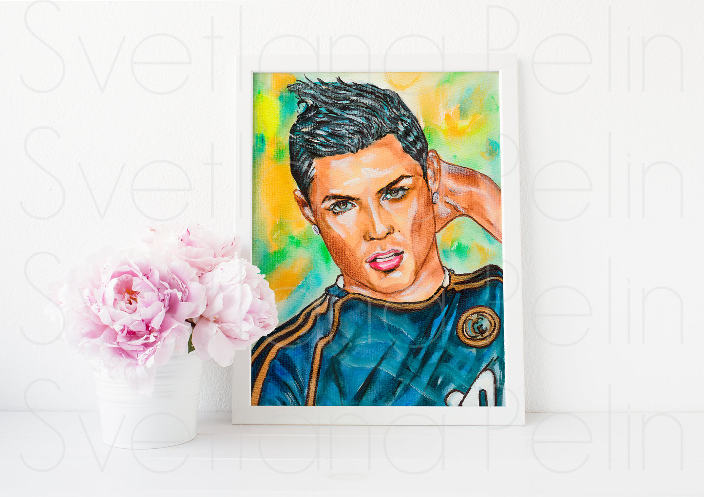 Cristiano Ronaldo, ART PRINT Signed by Artist