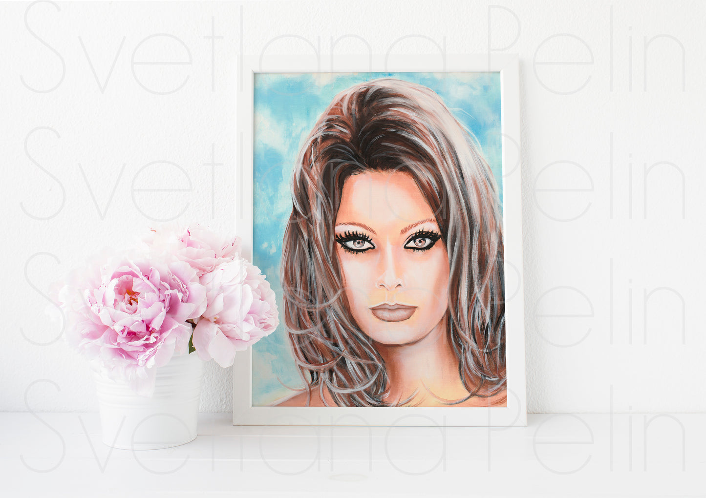 Sophia Loren, ART PRINT Signed by Artist