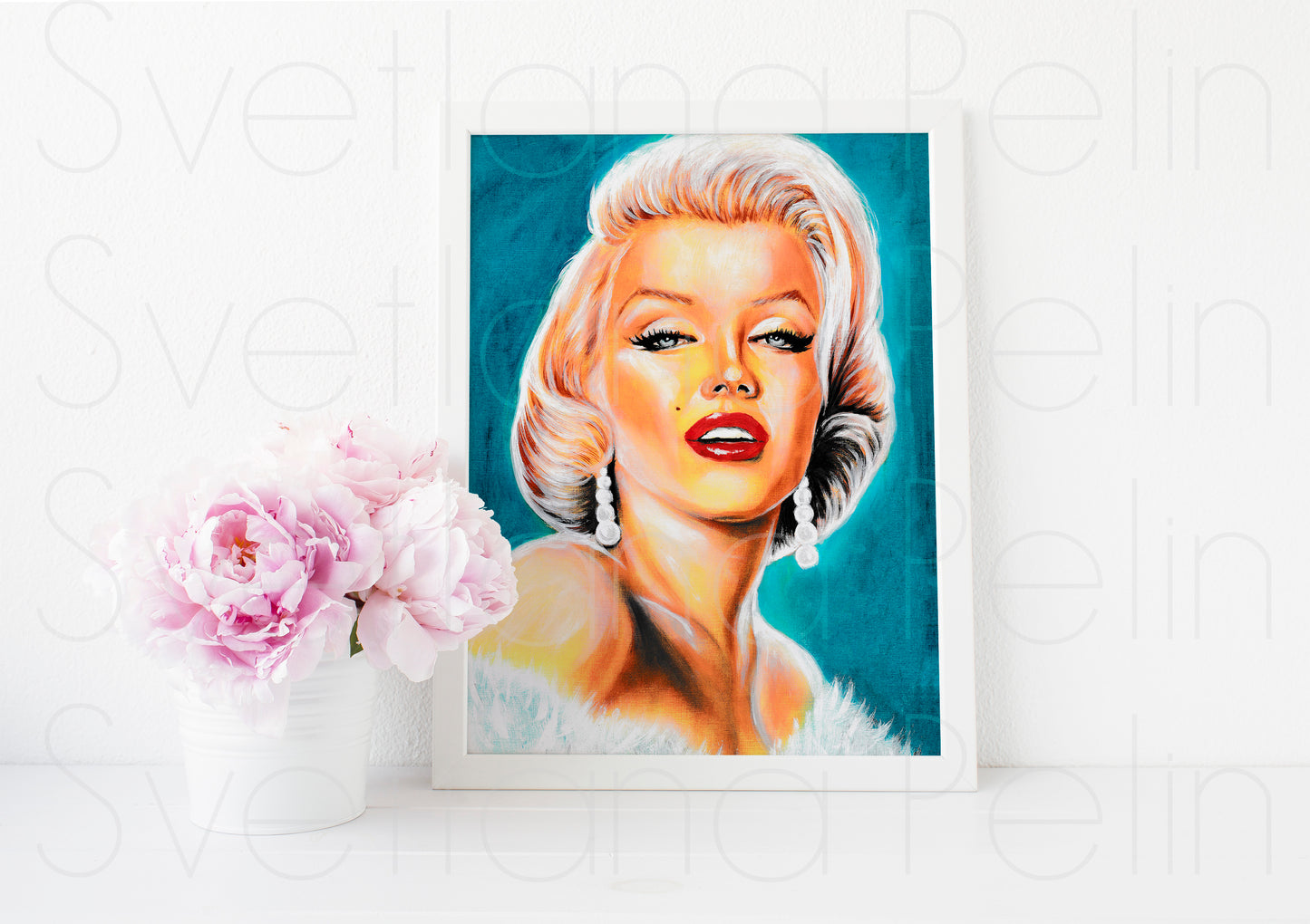 Marilyn Monroe, Gene Trindl, ART PRINT Signed by Artist