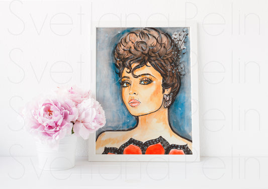 Rekha, ART PRINT Signed by Artist