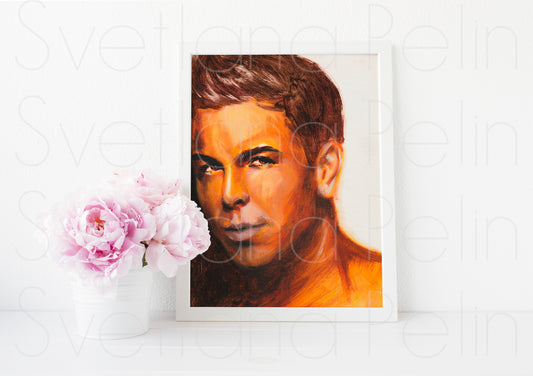 Mario Casas, ART PRINT Signed by Artist