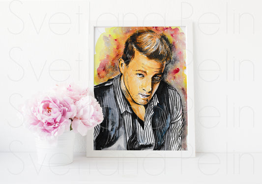 Channing Tatum, ART PRINT Signed by Artist