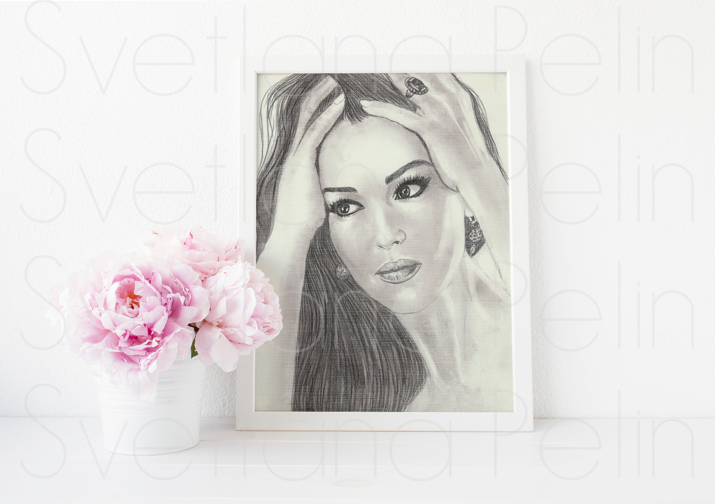 Monica Bellucci, ART PRINT Signed by Artist