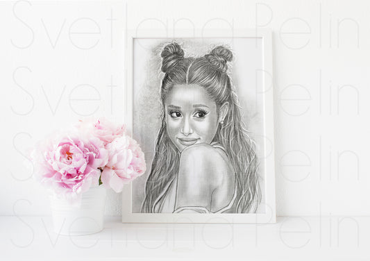 Ariana, ART PRINT Signed by Artist