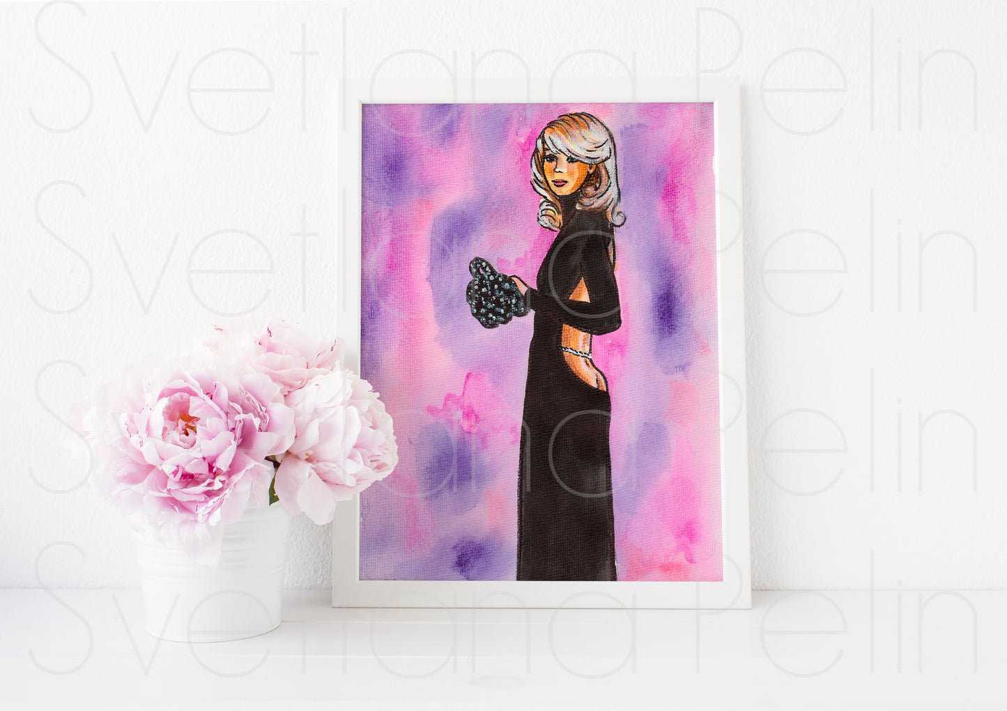 Mireille Darc, ART PRINT Signed by Artist