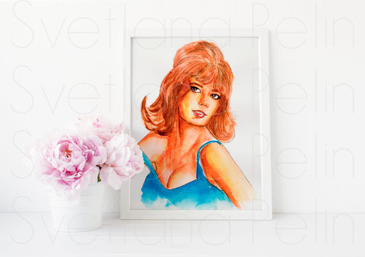 Natalie Wood, ART PRINT Signed by Artist