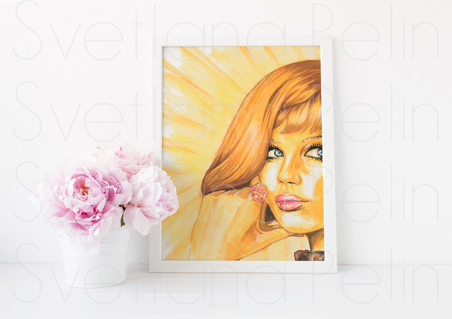Veruschka von Lehndorff, ART PRINT Signed by Artist