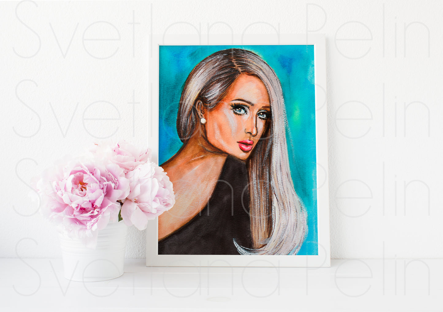 Paris Hilton, ART PRINT Signed by Artist