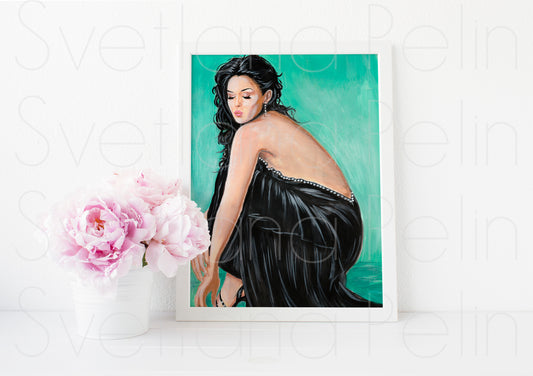 Monica Bellucci, ART PRINT Signed by Artist
