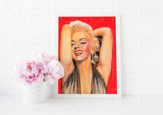 Marilyn Monroe, Gene Kornman, ART PRINT Signed by Artist