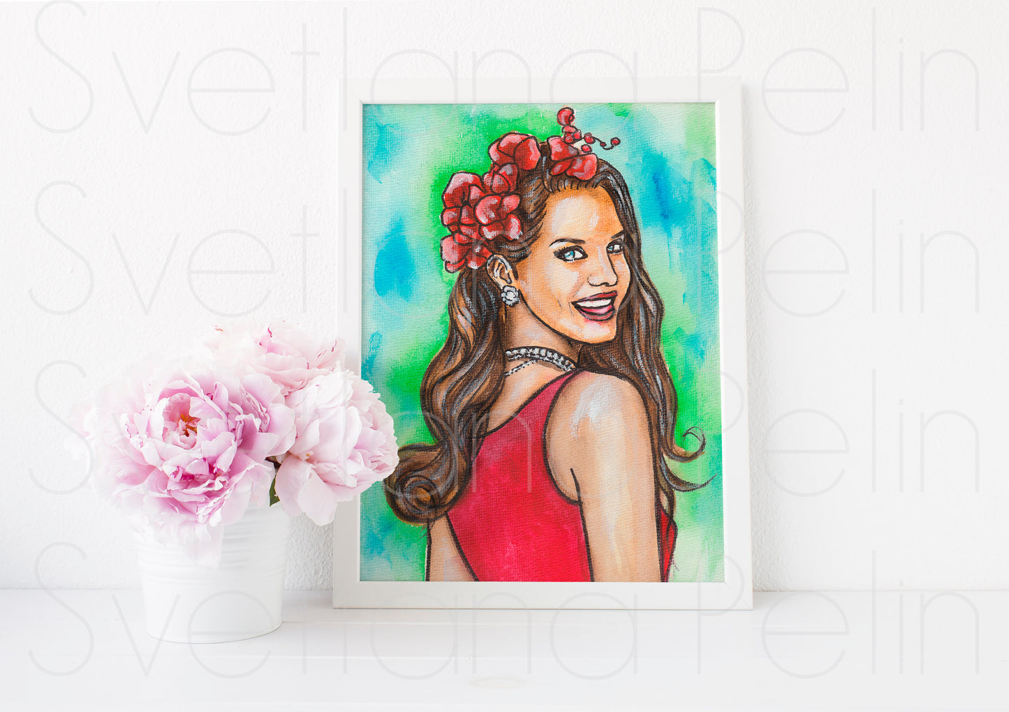 Lana, LD, ART PRINT Signed by Artist