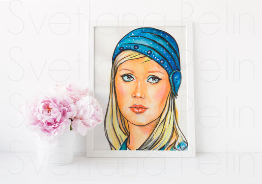 Agnetha AF, ART PRINT Signed by Artist