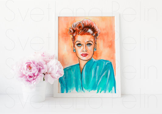 Lucille, ART PRINT Signed by Artist