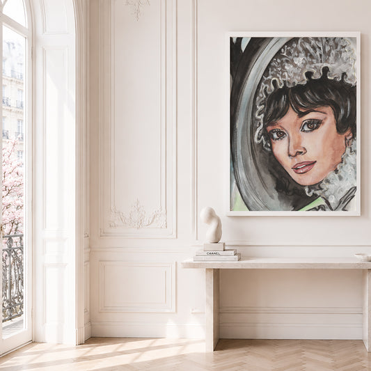 Audrey Hepburn | Framed Fine Art Print