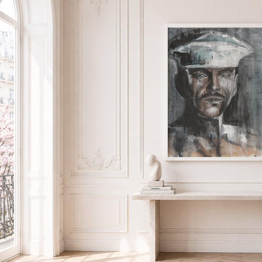 Jack Nicholson in The Last Detail. Museum Framed Print