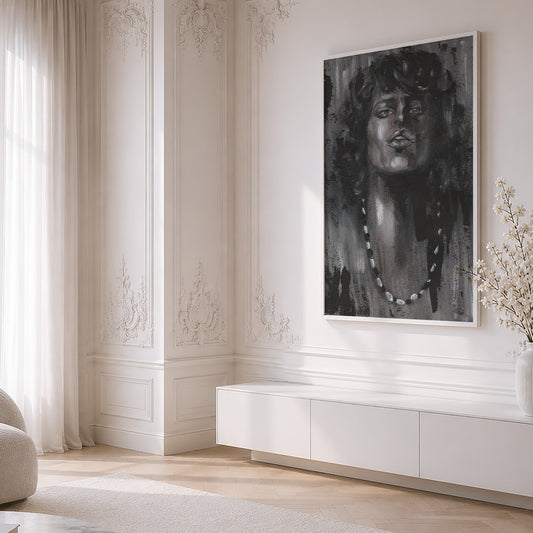 Jim Morrison. Museum Framed Print