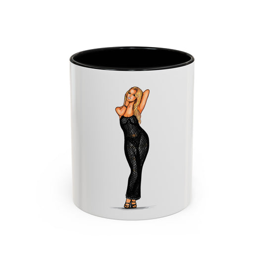 Claudia Schiffer, Accent Coffee Mug (11, 15oz)