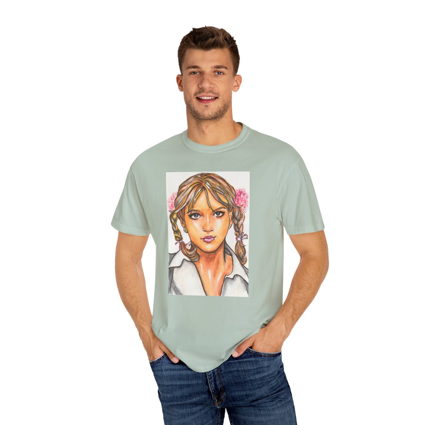 Britney, Unisex Garment-Dyed T-shirt