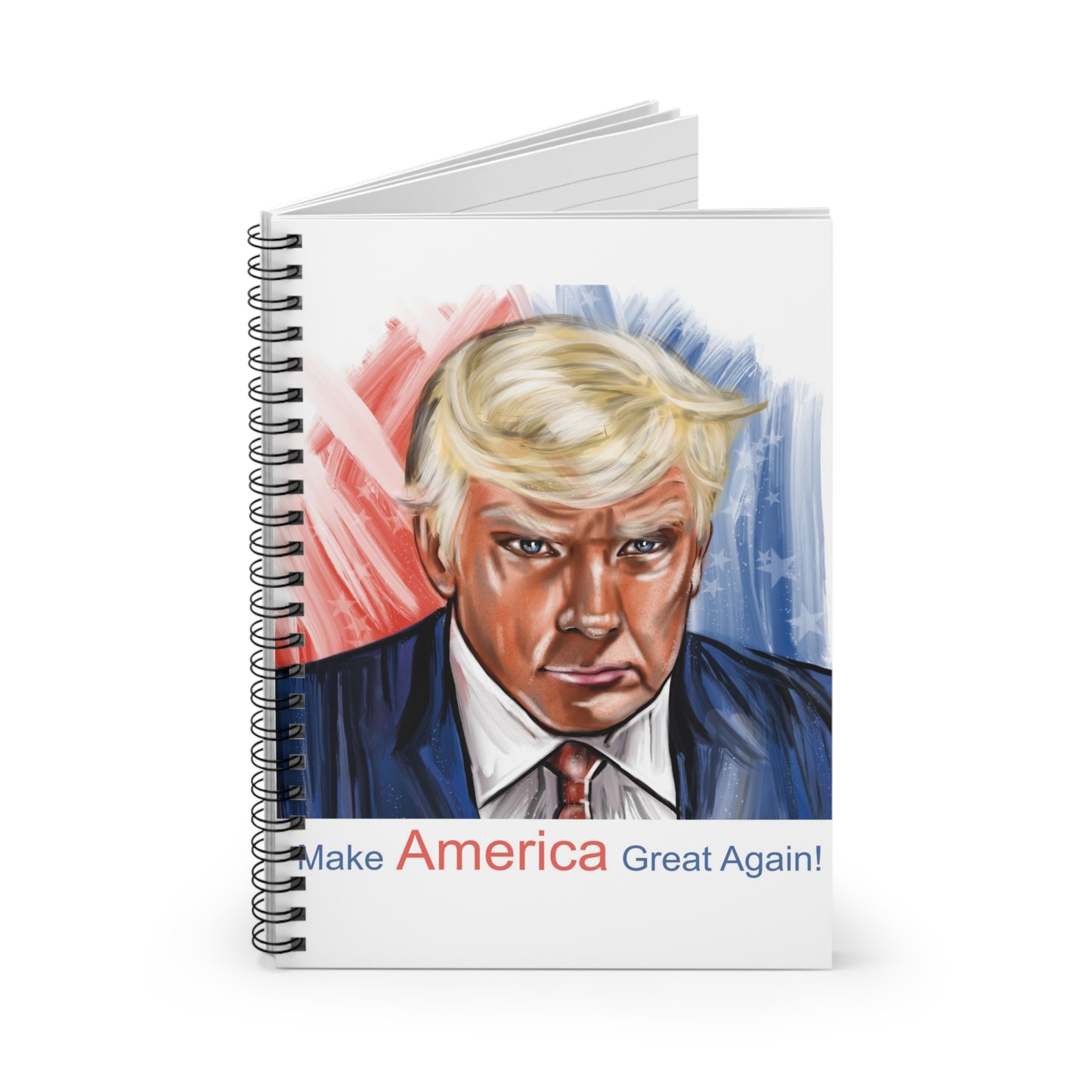 Donald Trump, Spiral Notebook - Ruled Line