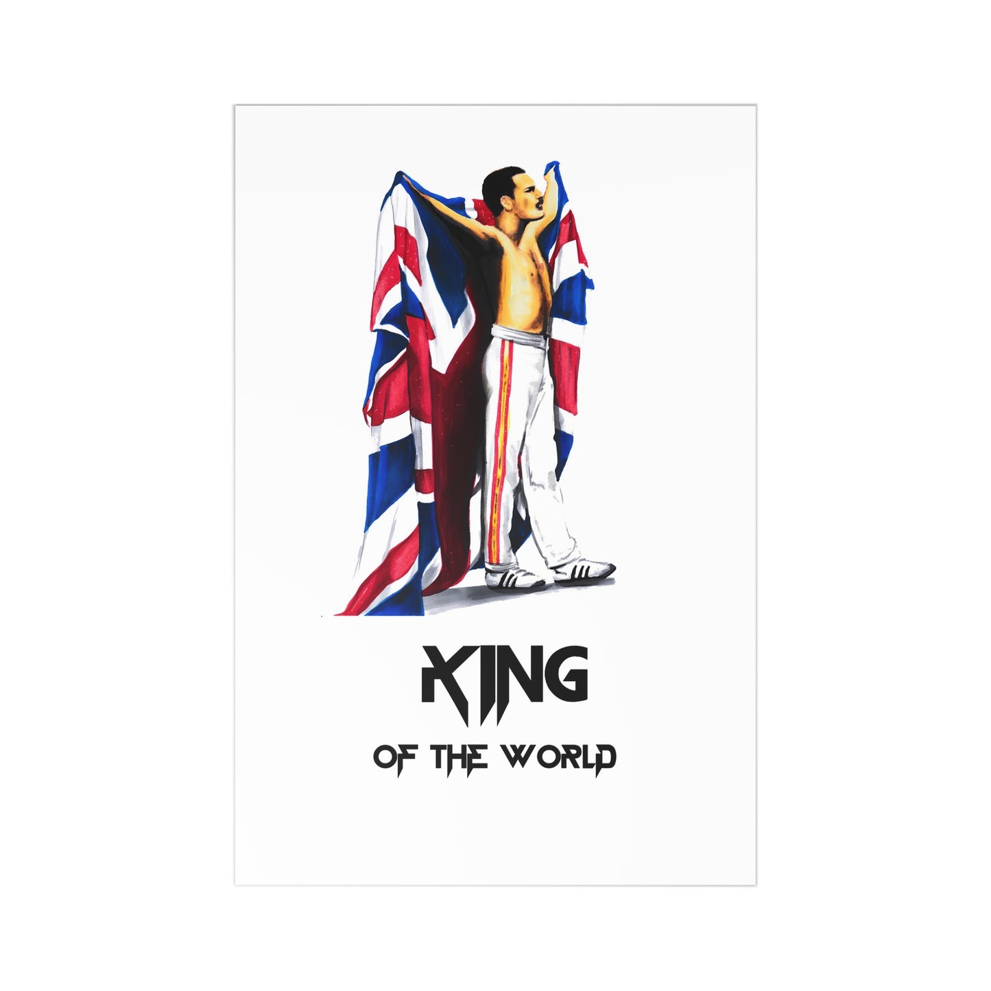 King Of The World, Card for Him, Postcards (7 pcs)