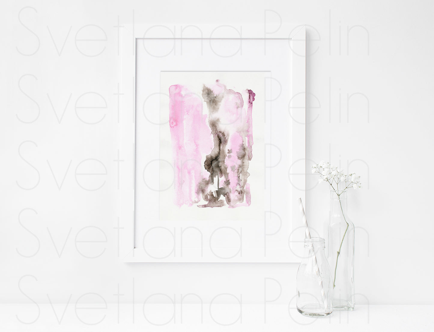 3 pieces, Contemporary Ink Abstract Art, Wall Home Decor, INSTANT DOWNLOAD