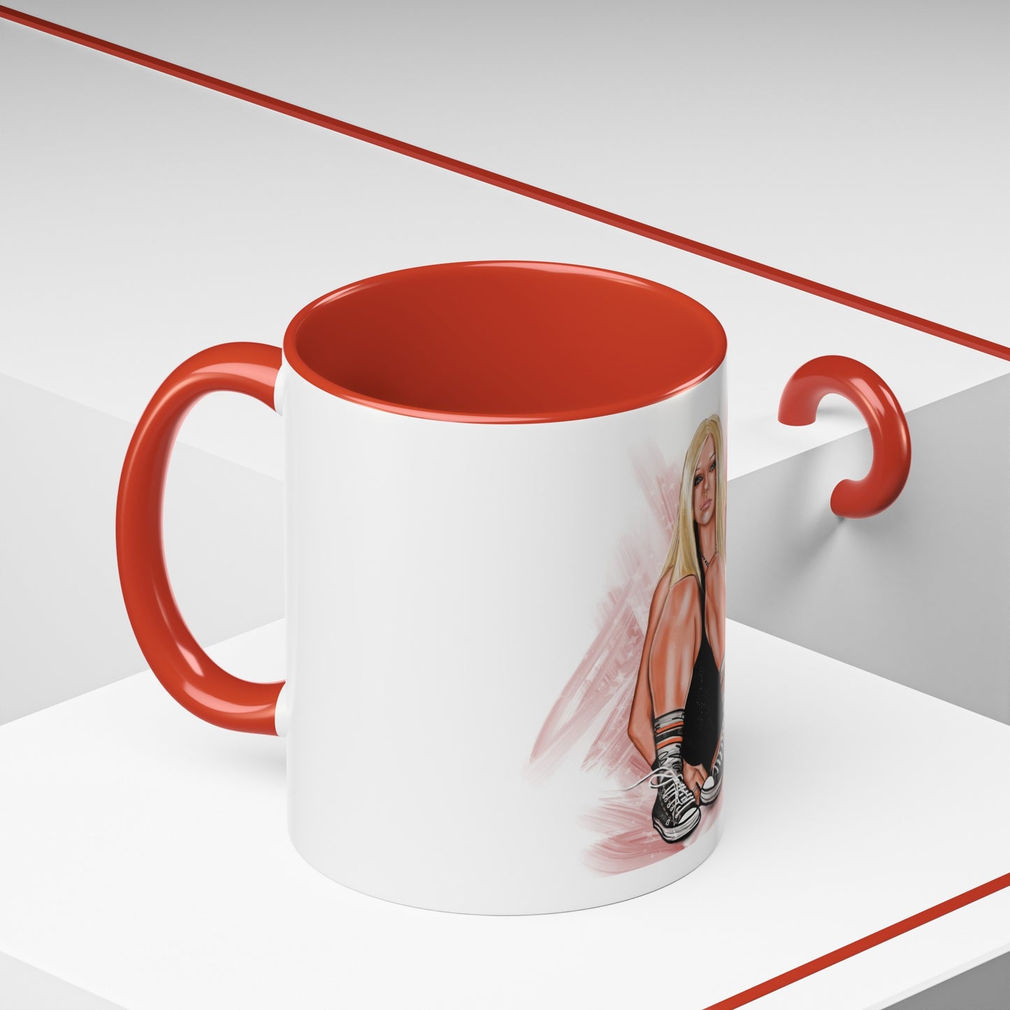 Avril, Accent Coffee Mug (11, 15oz)