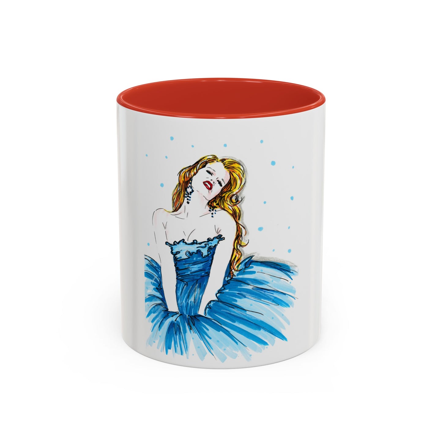 Claudia Schiffer, Accent Coffee Mug (11, 15oz)