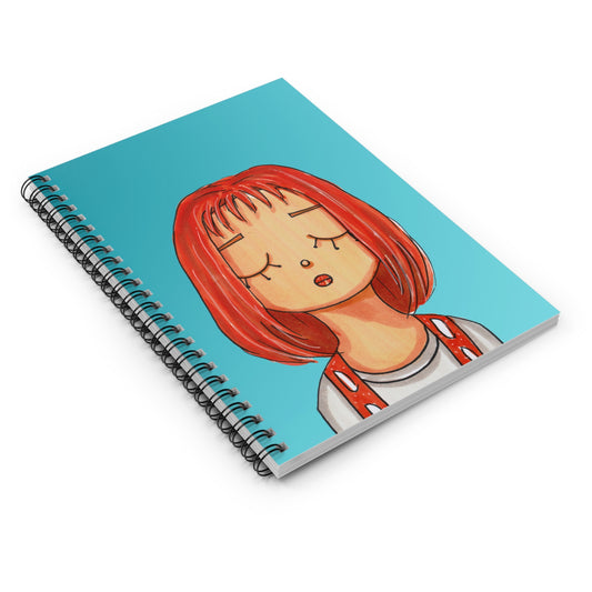 Milla Jovovich, Leeloo, The Fifth Element, Spiral Notebook - Ruled Line