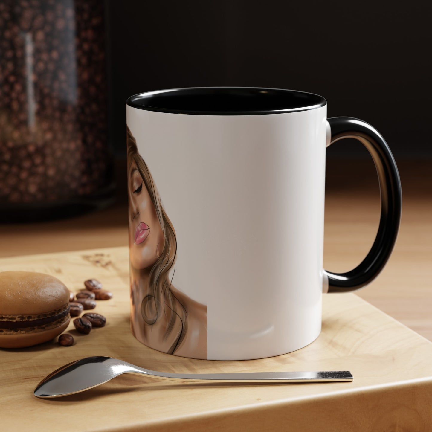 Candice Swanepoel, Accent Coffee Mug (11, 15oz)