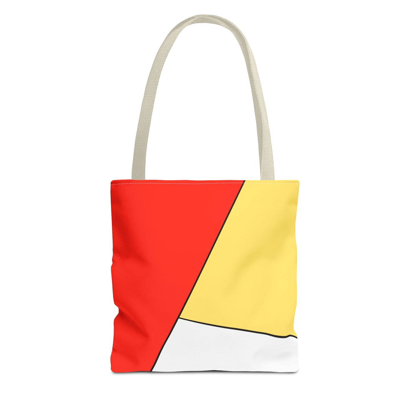 Red, Yellow, White, Tote Bag (AOP)