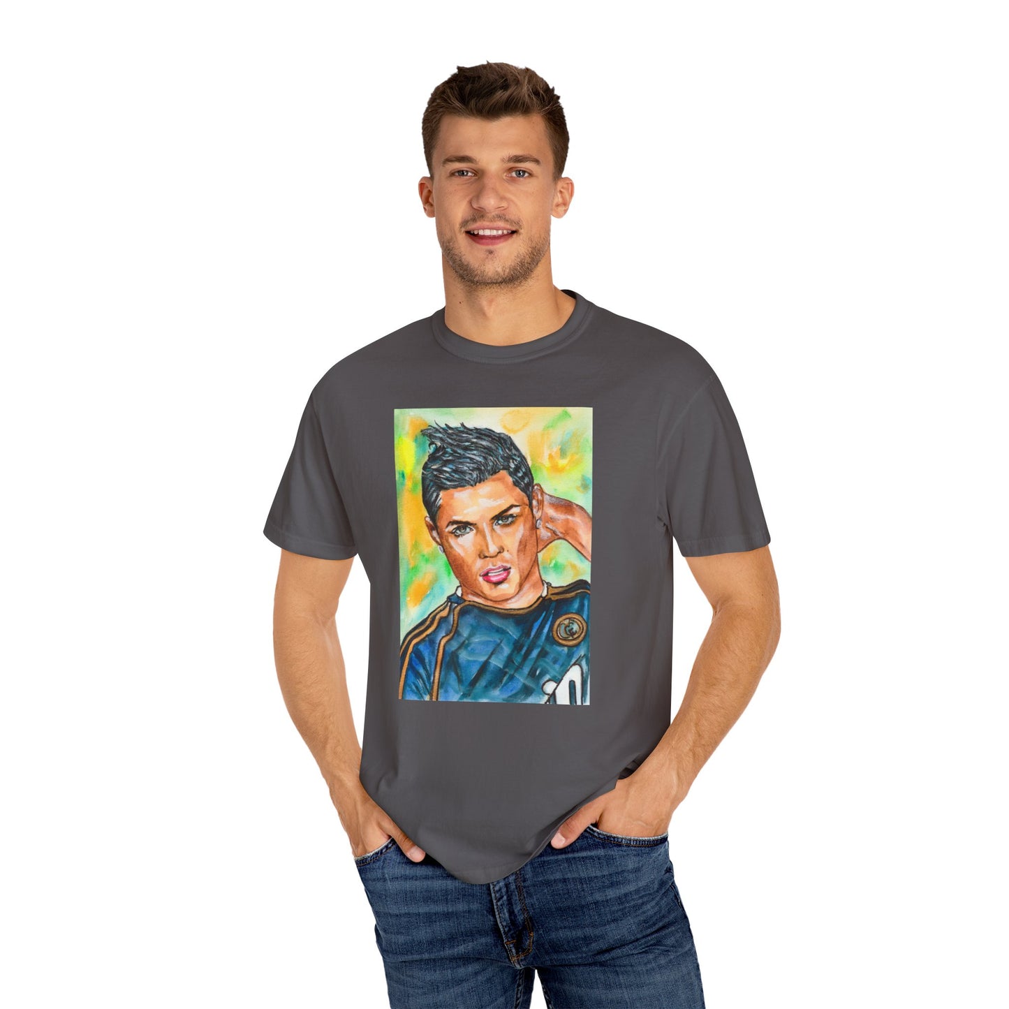 Cristiano Ronaldo, Unisex Garment-Dyed T-shirt