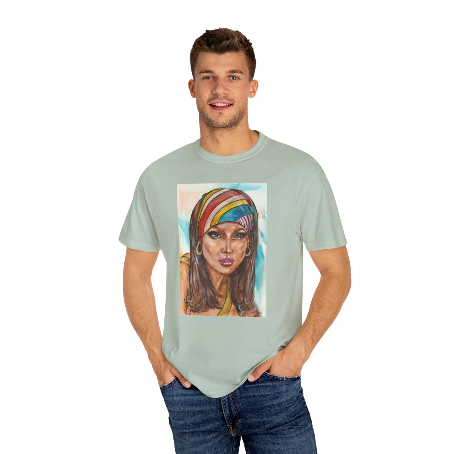 Jennifer Lopez, Unisex Garment-Dyed T-shirt