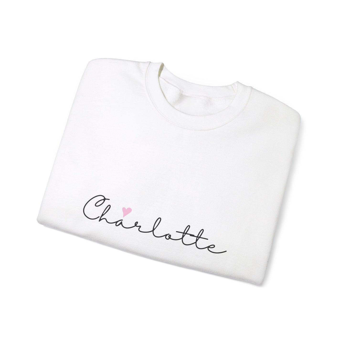 Charlotte, Girl, Woman, Name, Unisex Heavy Blend™ Crewneck Sweatshirt