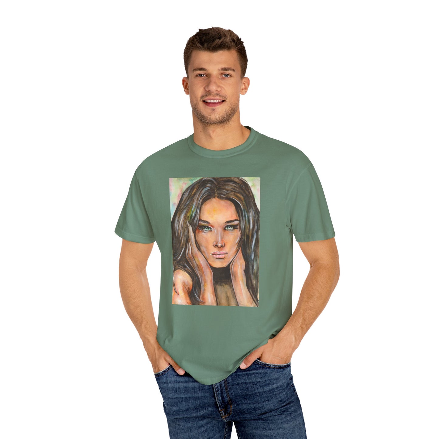 Carla, Unisex Garment-Dyed T-shirt